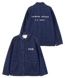 AVIREX | 《NAVAL COLLECTION》M-43 DENIM SHAWL COLLAR JACKET / デニム ショールカラー ジャケット AVIREX / アヴィレックス(デニムジャケット)