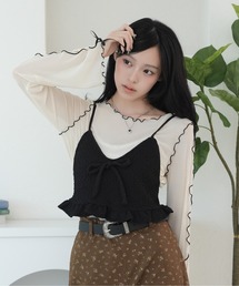ぽこぽこフリルビスチェ