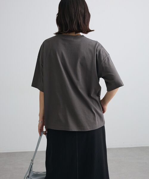 Green　Parks（グリーンパークス）の「アソートロゴTシャツ（Tシャツ/カットソー・レディース・杢グレー/チャコールグレー/オフホワイト/ベージュ・FREE）」の20枚目の写真