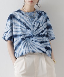 Sunny Smith（サニースミス）の「SunnySmith OGロゴ刺繍タイダイTシャツ（Tシャツ/カットソー）」
