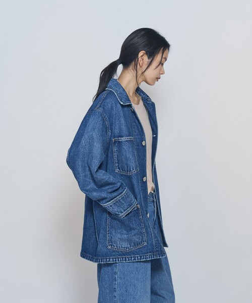 NEEDBY heritage(ニードバイヘリテージ)の「<NEEDBY heritage×1er Arrondissement>【別注】カバーオール"Colette"(カバーオール・レディース・インディゴブルー・38/36)」の3枚目の写真