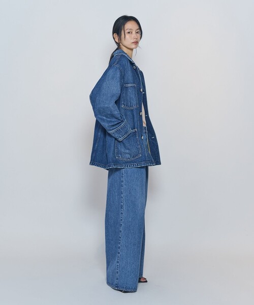 NEEDBY heritage(ニードバイヘリテージ)の「<NEEDBY heritage×1er Arrondissement>【別注】カバーオール"Colette"(カバーオール・レディース・インディゴブルー・38/36)」の8枚目の写真