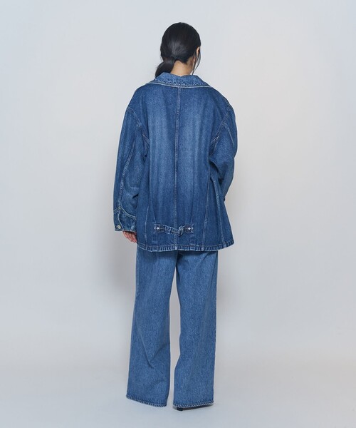NEEDBY heritage(ニードバイヘリテージ)の「<NEEDBY heritage×1er Arrondissement>【別注】カバーオール"Colette"(カバーオール・レディース・インディゴブルー・38/36)」の9枚目の写真
