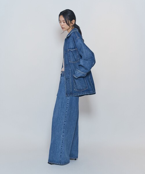 NEEDBY heritage(ニードバイヘリテージ)の「<NEEDBY heritage×1er Arrondissement>【別注】カバーオール"Colette"(カバーオール・レディース・インディゴブルー・38/36)」の10枚目の写真