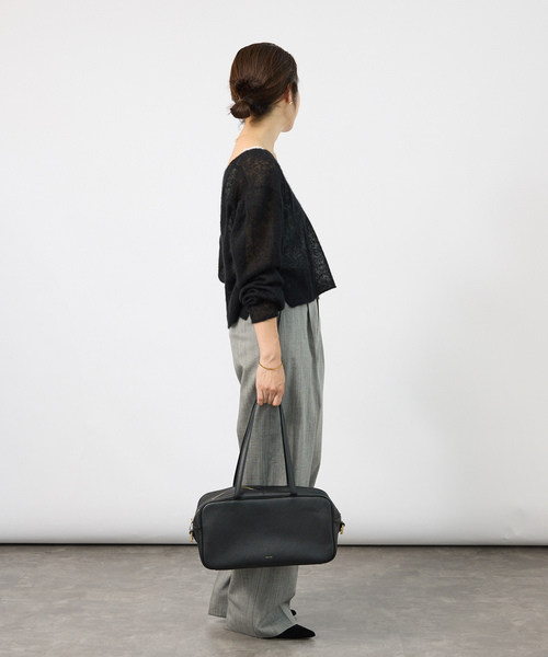 enrica(エンリカ)の「ENRICA エンリカ Airy Sheer Alpaka Vプルオーバー KNIT280(ニット/セーター・レディース・ブラック/パープル/アイボリー・FREE)」の16枚目の写真