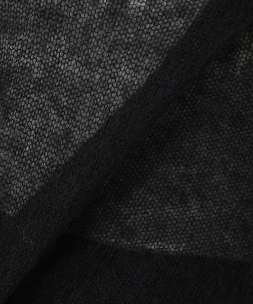 enrica(エンリカ)の「ENRICA エンリカ Airy Sheer Alpaka Vプルオーバー KNIT280(ニット/セーター・レディース・ブラック/パープル/アイボリー・FREE)」の11枚目の写真