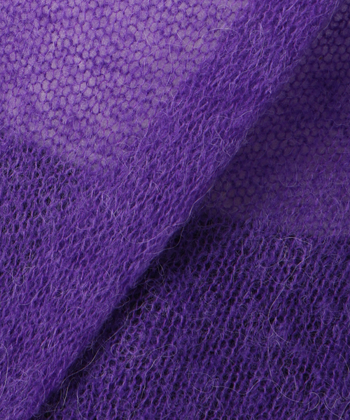 enrica(エンリカ)の「ENRICA エンリカ Airy Sheer Alpaka Vプルオーバー KNIT280(ニット/セーター・レディース・ブラック/パープル/アイボリー・FREE)」の13枚目の写真