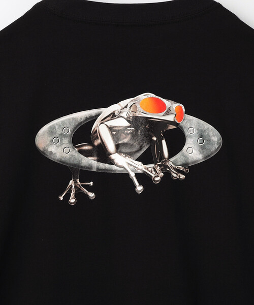 FREAK'S STORE（フリークスストア）の「限定展開 OAKLEY/オークリー SYNC COTTON L/S TEE FROG 1.0 / FOA409511（Tシャツ/カットソー・メンズ・ブラック/チャコールグレー・MEDIUM/LARGE/SMALL）」の9枚目の写真