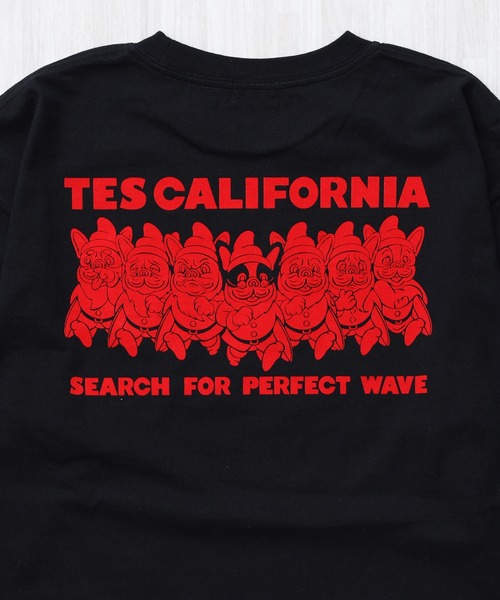 The Endless Summer(エンドレスサマー)の「TES SEVENS BUHI FLOCK PT LONG SLEEVE T-SHIRT / ロンT(Tシャツ/カットソー・メンズ・グレー/ホワイト/ブラック・XX-LARGE/X-LARGE/LARGE/MEDIUM/SMALL)」の7枚目の写真