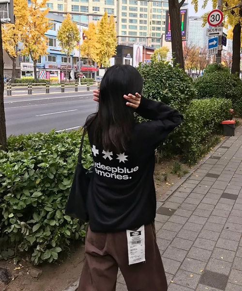 mydeepbluememories（マイディープブルーメモリーズ）の「(NT) MM SYMBOL LOGO KNIT (BLACK)（ニット/セーター・レディース・その他・FREE）」の6枚目の写真