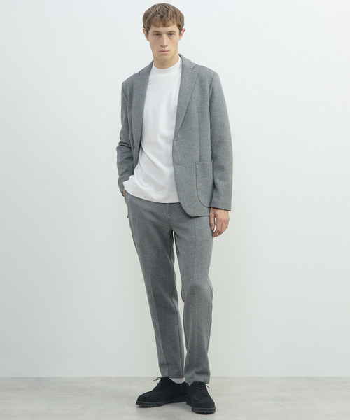 MEN'S MELROSE(メンズメルローズ)の「スビンプラチナムモックネックTシャツ(Tシャツ/カットソー・メンズ・ブラック/ホワイト/ネイビー・2/4/3)」の16枚目の写真