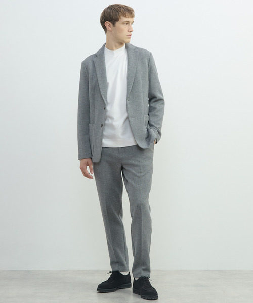 MEN'S MELROSE(メンズメルローズ)の「スビンプラチナムモックネックTシャツ(Tシャツ/カットソー・メンズ・ブラック/ホワイト/ネイビー・2/4/3)」の17枚目の写真