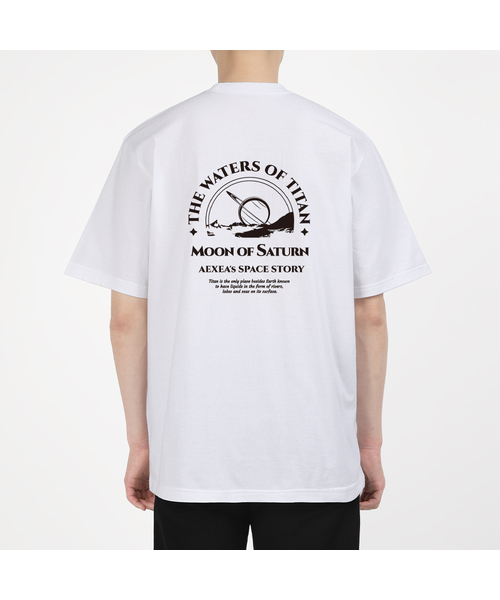 AEXEA(アクシー)の「セタンズム 半袖Tシャツ F05BRD_ABX11034(Tシャツ/カットソー・メンズ・グレー系その他/ホワイト/ブルー/ブラック・S/XL/L/M)」の2枚目の写真