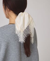 AMERICAN HOLIC | サテンレースシュシュ(その他ヘアアクセサリー)