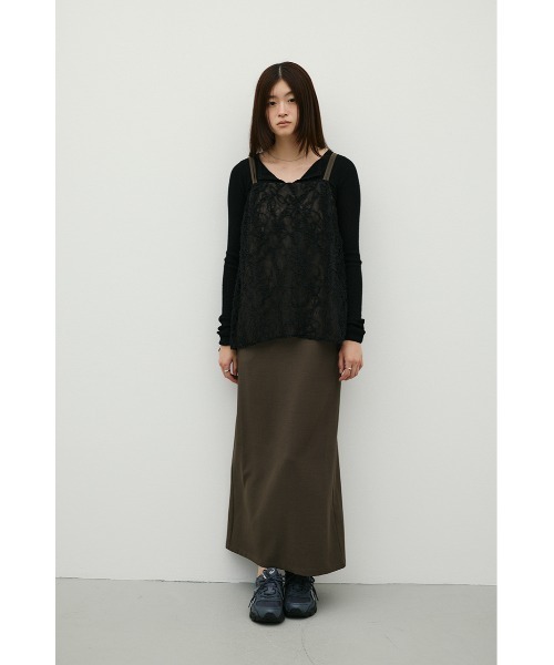 STYLEMIXER(スタイルミキサー)の「レースレイヤードキャミワンピース(ワンピース・レディース・ベージュ/ブラウン・SMALL/MEDIUM)」の18枚目の写真