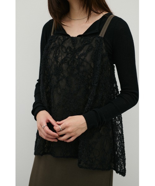 STYLEMIXER(スタイルミキサー)の「レースレイヤードキャミワンピース(ワンピース・レディース・ベージュ/ブラウン・SMALL/MEDIUM)」の21枚目の写真