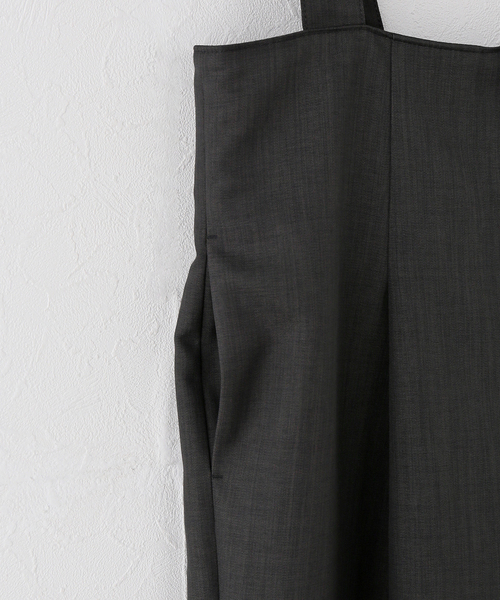 Spick & Span(スピックアンドスパン)の「プレーンクロスサスペンダーパンツ(その他パンツ・レディース・モカ/チャコールグレー・38/36)」の16枚目の写真
