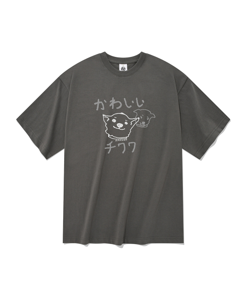RADINEO(ラディネオ)の「カワイ 半袖Tシャツ グレー(Tシャツ/カットソー・メンズ・その他・SMALL/MEDIUM/LARGE/X-LARGE)」の1枚目の写真