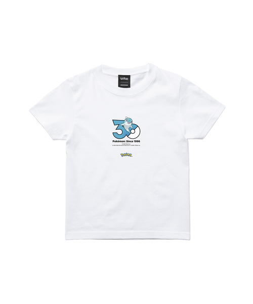 ZOZOSPOT(ゾゾスポット)の「Pokemon 30th Anniversary 1025 T-shirt 「ナミイルカ」(Tシャツ/カットソー・レディース・ホワイト・160cm/150cm/140cm/130cm/120cm/110cm/100cm/XXX-LARGE/XX-LARGE/X-LARGE/LARGE/MEDIUM/SMALL)」の2枚目の写真