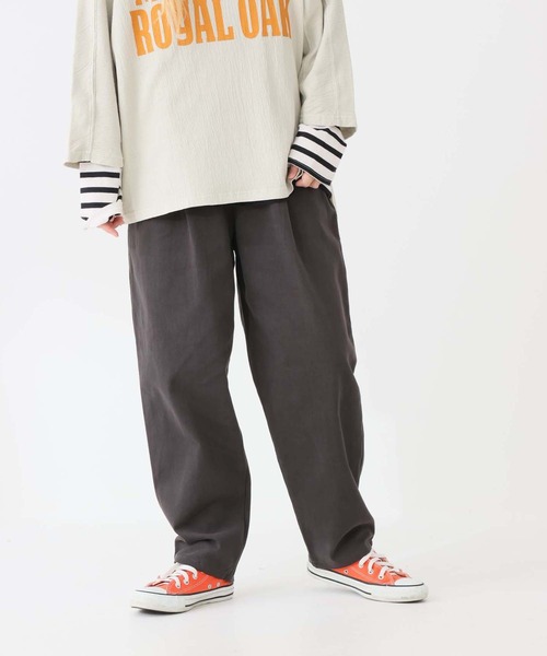 HEART MARKET(ハートマーケット)の「ゆるテーパードパンツ(その他パンツ・レディース・ベージュ/ブラック/ブラウン/チャコール/カーキ・MEDIUM/LARGE)」の3枚目の写真