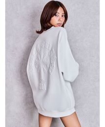 GYDA | sacred edge cross back embossプルオーバー(スウェット)