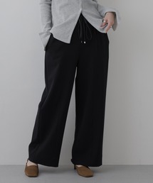 PULUTOARLE ドロスト切り替えイージーパンツ