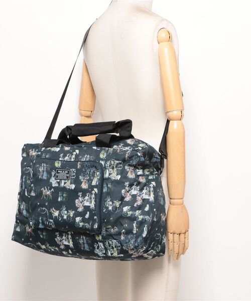 PAUL & JOE ACCESSOIRES(ポールアンドジョーアクセソワ)の「ポール & ジョー アクセソワ 折りたたみボストンバック(ボストンバッグ・レディース・グレイッシュベージュ/ネイビー・FREE)」の15枚目の写真
