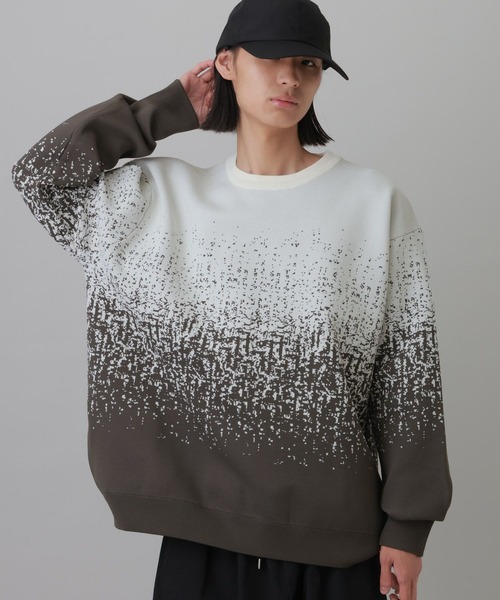 LAKOLE(ラコレ)の「グラデスポンジニットプルオーバー / 1073438(ニット/セーター・メンズ・ネイビー/ベージュ/グリーン・MEDIUM/LARGE)」の22枚目の写真