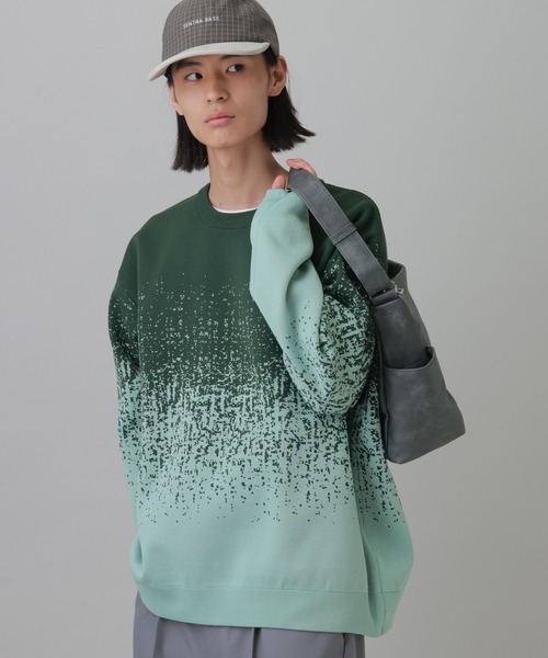 LAKOLE(ラコレ)の「グラデスポンジニットプルオーバー / 1073438(ニット/セーター・メンズ・ネイビー/ベージュ/グリーン・MEDIUM/LARGE)」の17枚目の写真