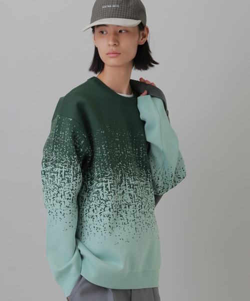 LAKOLE(ラコレ)の「グラデスポンジニットプルオーバー / 1073438(ニット/セーター・メンズ・ネイビー/ベージュ/グリーン・MEDIUM/LARGE)」の18枚目の写真