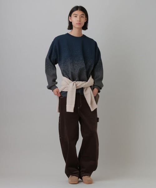 LAKOLE(ラコレ)の「グラデスポンジニットプルオーバー / 1073438(ニット/セーター・メンズ・ネイビー/ベージュ/グリーン・MEDIUM/LARGE)」の19枚目の写真