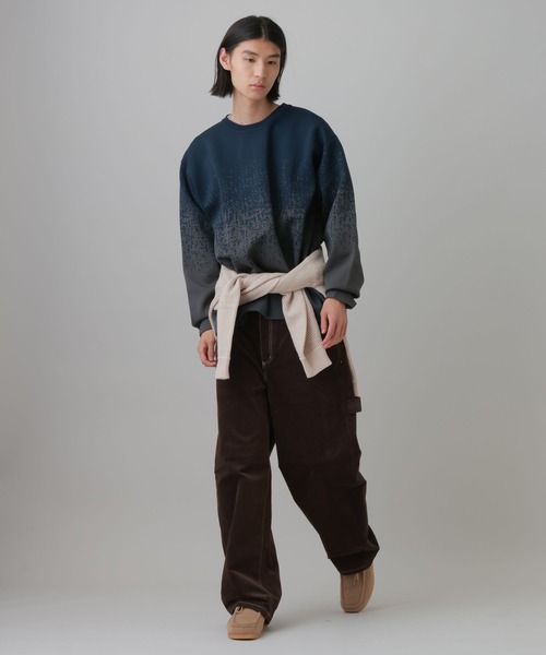 LAKOLE(ラコレ)の「グラデスポンジニットプルオーバー / 1073438(ニット/セーター・メンズ・ネイビー/ベージュ/グリーン・MEDIUM/LARGE)」の20枚目の写真
