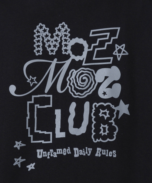 MOZMOZ(モズモズ)の「デイリー NOISE スウェット ブラック(スウェット・レディース・ブラック・LARGE/X-LARGE/XXL)」の4枚目の写真