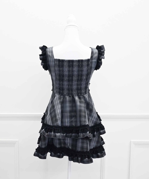 MA*RS(アメーバーマーズ)の「ハートチャームテープ×りぼんワンピース(ワンピース・レディース・ピンク/ネイビー/ブラック・FREE)」の19枚目の写真