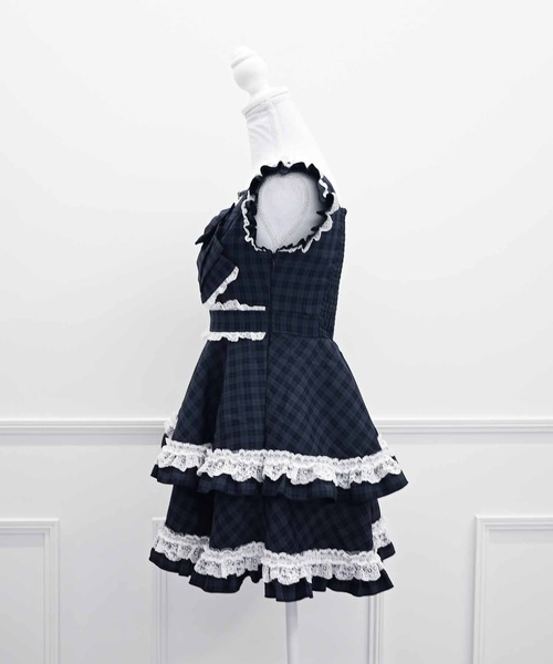 MA*RS(アメーバーマーズ)の「ハートチャームテープ×りぼんワンピース(ワンピース・レディース・ピンク/ネイビー/ブラック・FREE)」の22枚目の写真