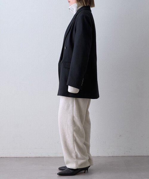 Whim Gazette(ウィムガゼット)の「<WEB限定>【THE PAUSE】フリースジップジャンプスーツ(つなぎ/オールインワン・レディース・チャコールグレー/アイボリー・FREE)」の12枚目の写真