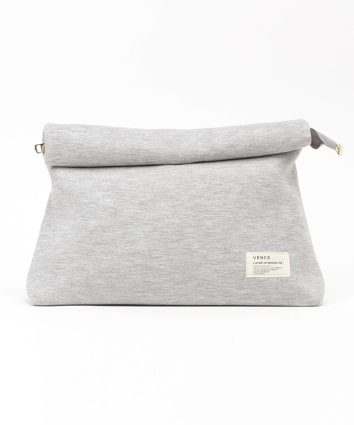VENCEEXCHANGE（ヴァンスエクスチェンジ）の「ボンディングクラッチバック          （クラッチバッグ・レディース・ピンク/グレー/ネイビー・FREE）」の2枚目の写真