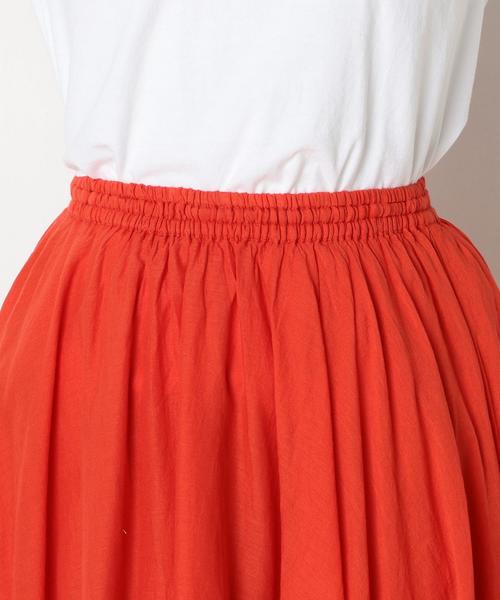 Another Edition（アナザーエディション）の「コットンボイルマキシスカート/AEBFC C/BOIL MAXI SK◆（スカート・レディース・オフホワイト/レッド/ライトブルー・FREE）」の11枚目の写真