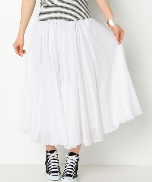 Another Edition（アナザーエディション）の「コットンボイルマキシスカート/AEBFC C/BOIL MAXI SK◆（スカート・レディース・オフホワイト/レッド/ライトブルー・FREE）」の14枚目の写真