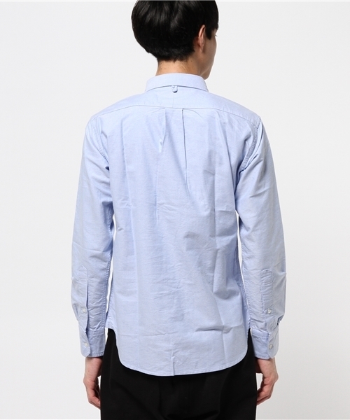 Denime(ドゥニーム)の「オックスフォードBDシャツ(シャツ/ブラウス・メンズ・ネイビー/イエロー/ホワイト/ブルー・LARGE/SMALL/X-LARGE/MEDIUM)」の7枚目の写真