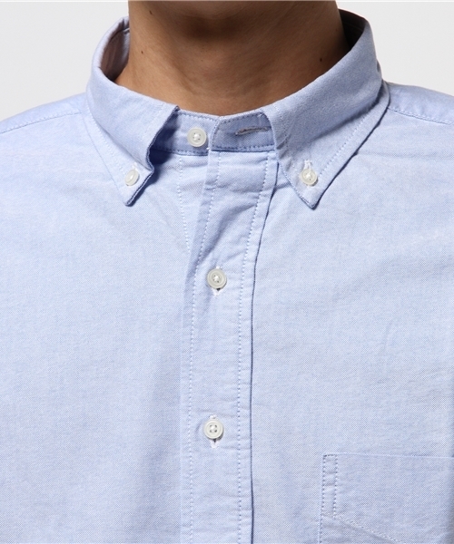 Denime(ドゥニーム)の「オックスフォードBDシャツ(シャツ/ブラウス・メンズ・ネイビー/イエロー/ホワイト/ブルー・LARGE/SMALL/X-LARGE/MEDIUM)」の8枚目の写真