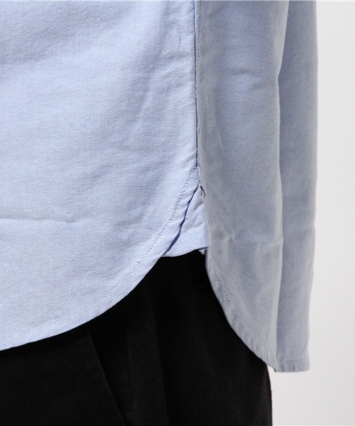 Denime(ドゥニーム)の「オックスフォードBDシャツ(シャツ/ブラウス・メンズ・ネイビー/イエロー/ホワイト/ブルー・LARGE/SMALL/X-LARGE/MEDIUM)」の10枚目の写真