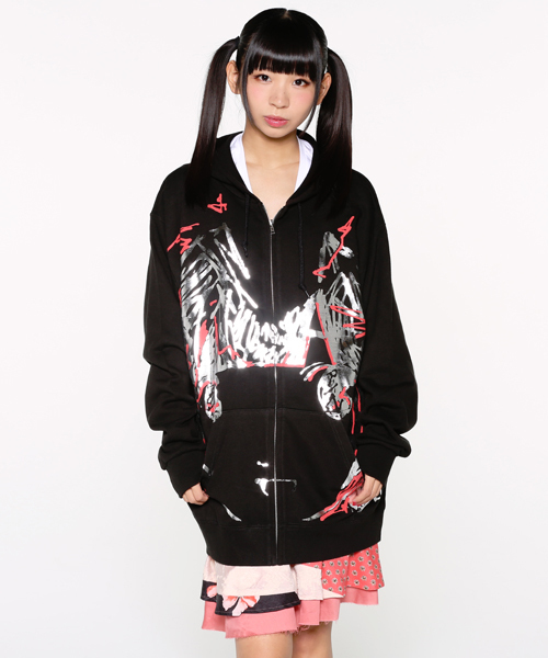 Wall ウォール の Mikiosakabe でんぱ組 Inc 愛 まどんな Bigパーカー みりんちゃん パーカー Wear