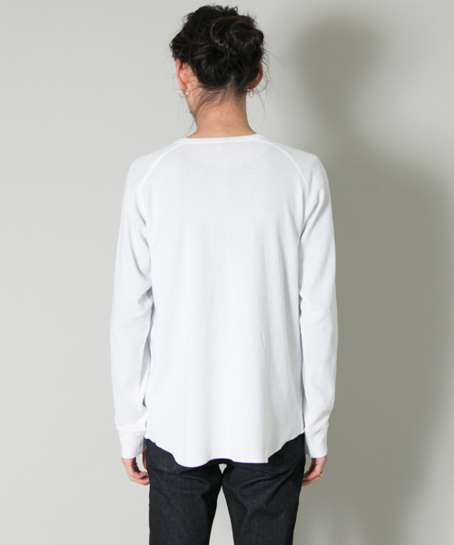 URBAN RESEARCH（アーバンリサーチ）の「UR C/NワッフルビックロングTシャツ（Tシャツ/カットソー・メンズ・ベージュ/ブラック系その他/グレー/ホワイト/ブルーグレー・SMALL/LARGE/MEDIUM）」の22枚目の写真