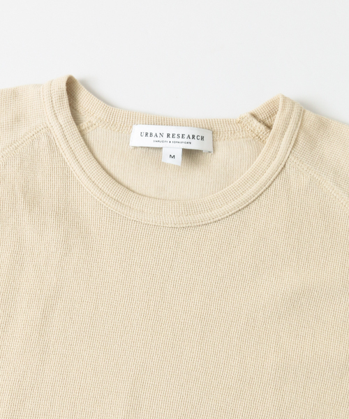URBAN RESEARCH（アーバンリサーチ）の「UR C/NワッフルビックロングTシャツ（Tシャツ/カットソー・メンズ・ベージュ/ブラック系その他/グレー/ホワイト/ブルーグレー・SMALL/LARGE/MEDIUM）」の10枚目の写真