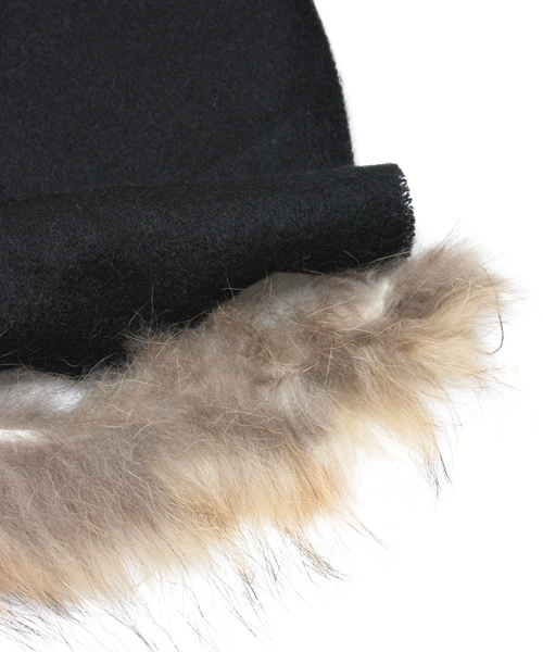 mystic（ミスティック）の「ラクーンファーストール（ストール/ショール・レディース・キャメル/グレー/チャコールグレー/ホワイト/ブラック・FREE）」の10枚目の写真