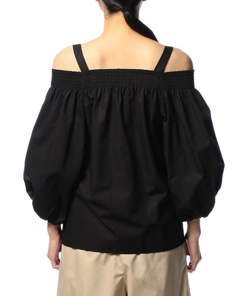 ASTRAET(アストラット)の「ASTRAET(アストラット)オフショルダー ブラウス(シャツ/ブラウス・レディース・ホワイト/ブラック・FREE)」の11枚目の写真