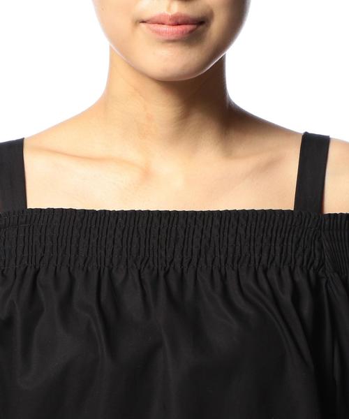 ASTRAET(アストラット)の「ASTRAET(アストラット)オフショルダー ブラウス(シャツ/ブラウス・レディース・ホワイト/ブラック・FREE)」の12枚目の写真