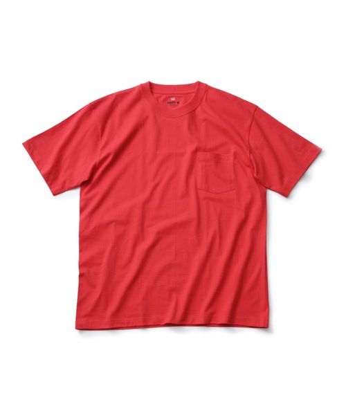 HANES（ヘインズ）の「【HANES】BEEFY-T ポケットＴシャツ H5190/ヘインズ/ビーフィー/Tシャツ　無地/ユニセックス  ヘビーウェイト（Tシャツ/カットソー・メンズ・ネイビー/ブラック/グレー/ホワイト/チャコールグレー/ライトピンク/レッド/ライトブルー/ベージュ/ダークパープル/ダークグリーン/イエロー/カーキ/グリーン/スミクロ/レッド系その他/ブルー/ライトベージュ・LARGE/SMALL/MEDIUM/X-LARGE/X-SMALL）」の18枚目の写真