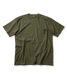 【HANES/ヘインズ】GWの旅行・レジャーに 厚手で透けない BEEFY-T ポケットTシャツ H5190 ビーフィー Tシャツ 無地 ユニセックス ヘビーウェイト